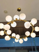 DecorBites™ Glass Ball Ceiling Chandelier for Dining and Living Room Decor