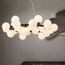 DecorBites™ Glass Ball Ceiling Chandelier for Dining and Living Room Decor