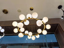 DecorBites™ Glass Ball Ceiling Chandelier for Dining and Living Room Decor