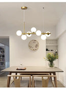 DecorBites™ Glass Ball Ceiling Chandelier for Home Decor