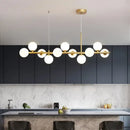 DecorBites™ Glass Ball Ceiling Chandelier for Home Lighting