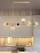 DecorBites™ Glass Ball Ceiling Chandelier for Kitchen Dining Living Room