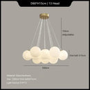 DecorBites™ Glass Ball Ceiling Hanging Lamps - French Magic Bean Pendant Lights for Home Decor