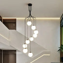 DecorBites™ Glass Ball Chandelier Ceiling Pendant for Home Living Dining Room
