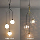 DecorBites™ Glass Ball Chandelier Ceiling Pendant for Home Living Dining Room