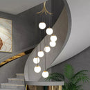 DecorBites™ Glass Ball Chandelier Ceiling Pendant for Home Living Dining Room
