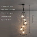 DecorBites™ Glass Ball Chandelier Ceiling Pendant for Home Living Dining Room