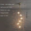 DecorBites™ Glass Ball Chandelier Ceiling Pendant for Home Living Dining Room
