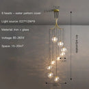 DecorBites™ Glass Ball Chandelier Ceiling Pendant for Home Living Dining Room