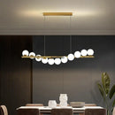 DecorBites™ Glass Ball Chandelier for Dining Room Kitchen Office Front Desk