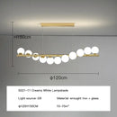 DecorBites™ Glass Ball Chandelier for Dining Room Kitchen Office Front Desk