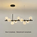 DecorBites™ Glass Ball Chandelier for Home Lighting