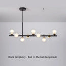 DecorBites™ Glass Ball Chandelier for Home Lighting
