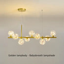 DecorBites™ Glass Ball Chandelier for Home Lighting