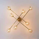 DecorBites™ Glass Ball Chandelier for Living Room, Bedroom, and Study