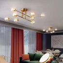 DecorBites™ Glass Ball Chandelier for Living Room, Bedroom, and Study