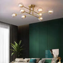 DecorBites™ Glass Ball Chandelier for Living Room, Bedroom, and Study