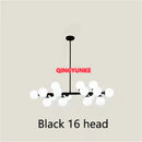 DecorBites™ Glass Ball Chandelier for Living Room - Modern Nordic Kitchen Island Ceiling Light