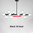 DecorBites™ Glass Ball Chandelier for Living Room - Modern Nordic Kitchen Island Ceiling Light