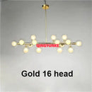 DecorBites™ Glass Ball Chandelier for Living Room - Modern Nordic Kitchen Island Ceiling Light