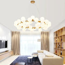 DecorBites™ Glass Ball Chandelier for Living Room - Modern Nordic Kitchen Island Ceiling Light