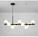 DecorBites™ Glass Ball Chandelier for Modern Home Lighting