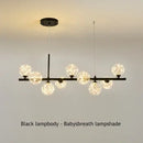 DecorBites™ Glass Ball Chandelier for Modern Home Lighting