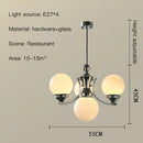 DecorBites™ Glass Ball Chandelier for Modern Room Decor