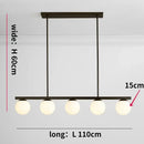 DecorBites™ Glass Ball Chandelier LED Hanging Lamp Modern Nordic Style Pendant Light