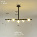 DecorBites™ Glass Ball Chandelier - Modern LED Pendant Lamp for Home Decor