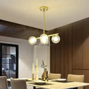 DecorBites™ Glass Ball Chandelier - Modern LED Pendant Lamp for Home Decor