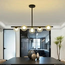 DecorBites™ Glass Ball Chandelier - Modern LED Pendant Lamp for Home Decor