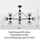 DecorBites™ Glass Ball Chandelier Modern Minimalist Decor Lighting
