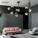 DecorBites™ Glass Ball Chandelier Modern Minimalist Decor Lighting