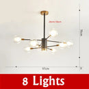 DecorBites™ Glass Ball Chandelier Modern Spotlight Pendant Lamp Lighting