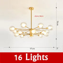 DecorBites™ Glass Ball Chandelier Modern Spotlight Pendant Lamp Lighting