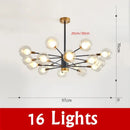 DecorBites™ Glass Ball Chandelier Modern Spotlight Pendant Lamp Lighting