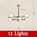 DecorBites™ Glass Ball Chandelier Modern Spotlight Pendant Lamp Lighting