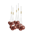 DecorBites™ Glass Ball Chandelier - Nordic Modern Designer LED Pendant Lights for Home Decor