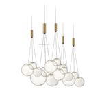 DecorBites™ Glass Ball Chandelier - Nordic Modern Designer LED Pendant Lights for Home Decor