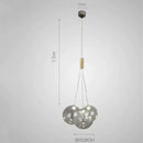 DecorBites™ Glass Ball Chandelier - Nordic Modern Designer LED Pendant Lights for Home Decor