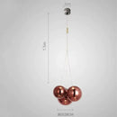 DecorBites™ Glass Ball Chandelier - Nordic Modern Designer LED Pendant Lights for Home Decor