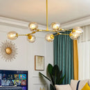 DecorBites™ Glass Ball LED Chandelier - Nordic Style