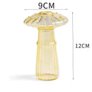 DecorBites™ Glass Mushroom Hydroponic Planter for Home & Garden