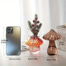 DecorBites™ Glass Mushroom Hydroponic Planter for Home & Garden
