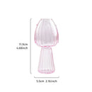 DecorBites™ Glass Mushroom Hydroponic Planter for Home & Garden