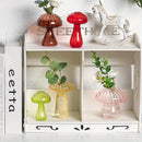 DecorBites™ Glass Mushroom Hydroponic Planter for Home & Garden