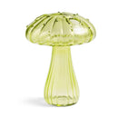 DecorBites™ Glass Mushroom-Shaped Vase for Home Decor