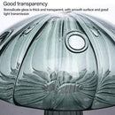 DecorBites™ Glass Mushroom-Shaped Vase for Home Decor