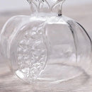 DecorBites™ Glass Pomegranate Flower Vase Home Decor